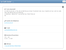 Tablet Screenshot of cafesocial.org